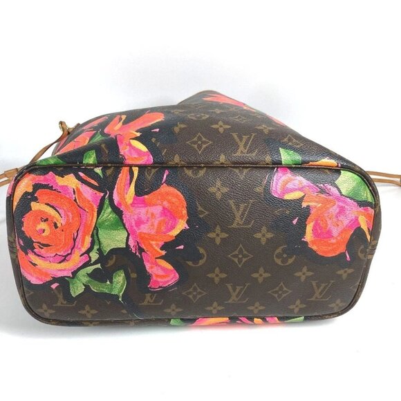 LOUIS VUITTON M48613 Monogram Rose Neverfull MM Shoulder Bag Tote Bag - Picture 10 of 12